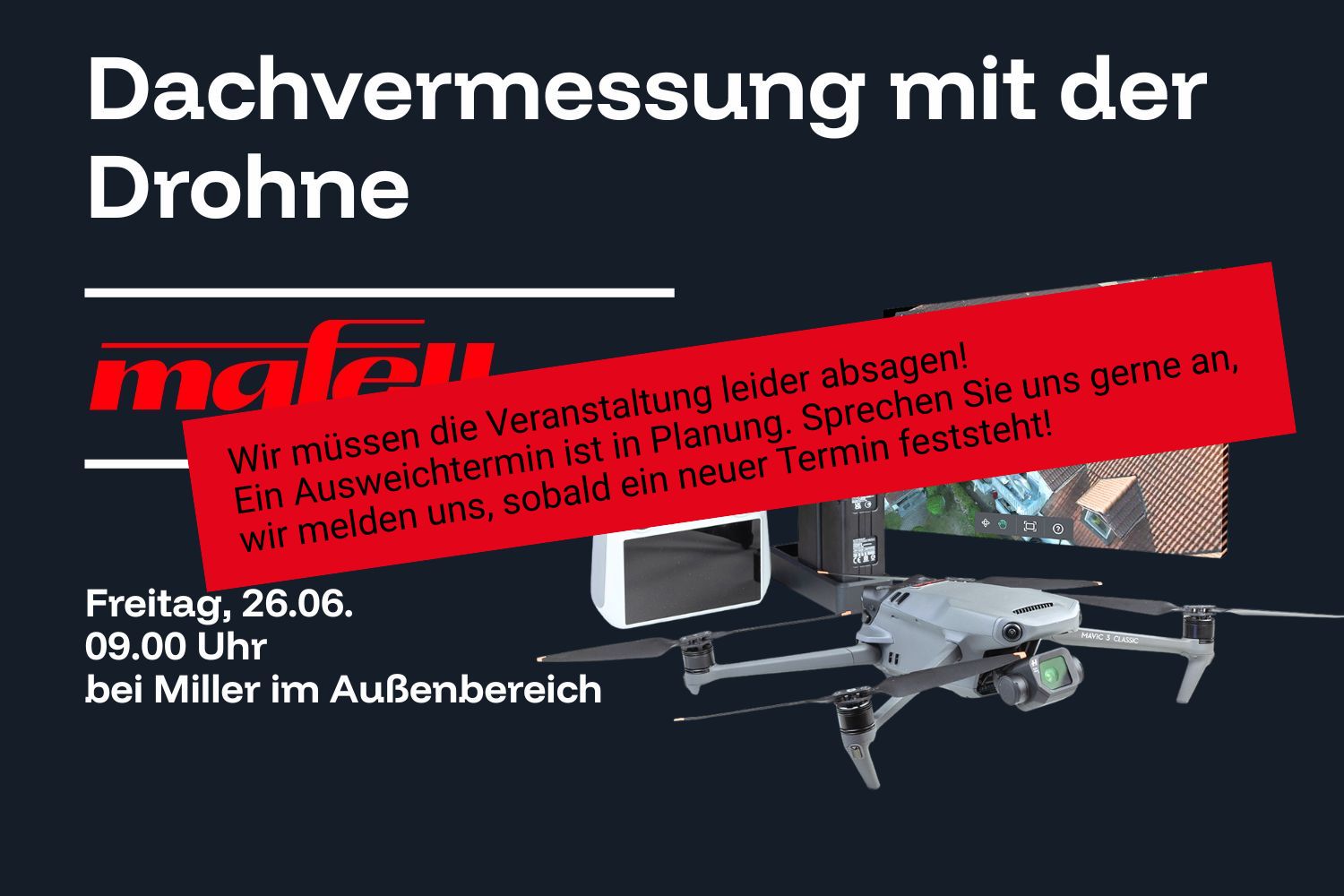 Dächer vermessen vom Boden aus